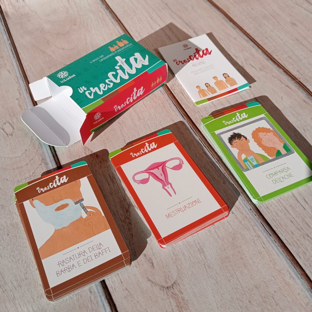 Carte didattiche per parlare di consenso, identità e cura di sé in adolescenza.